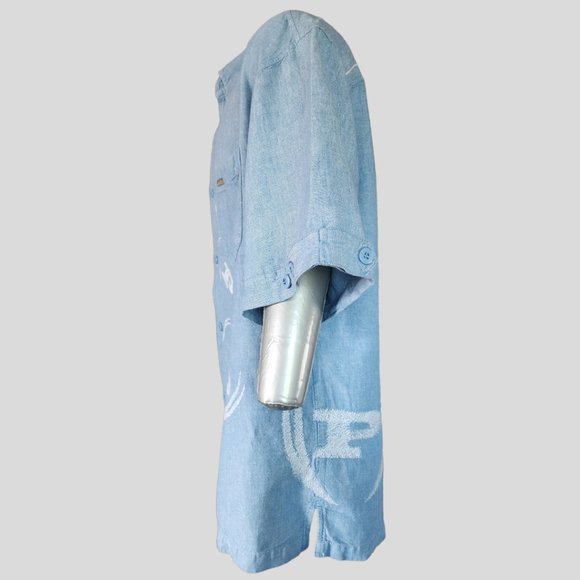 Mens VINTAGE PHAT FARM Denim Embroidered Size XL - Picture 2 of 15